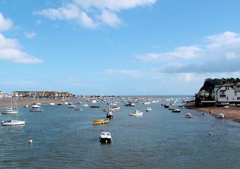 The nearby Teign Estuary
