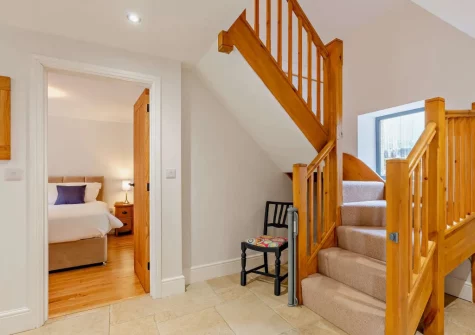 Bedroom #1 at Burrow Farmhouse, Staple Cross