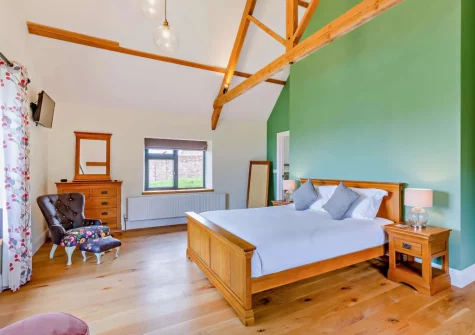 Bedroom #2 at Burrow Farmhouse, Staple Cross