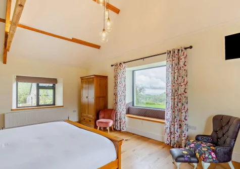 Bedroom #2 at Burrow Farmhouse, Staple Cross