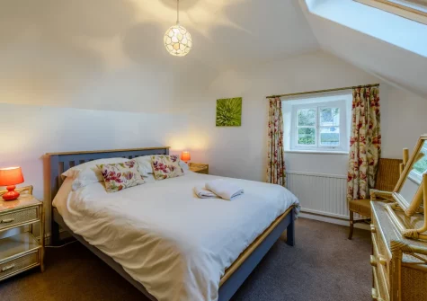 Bedroom #1 at Burrows Farmhouse, Croyde