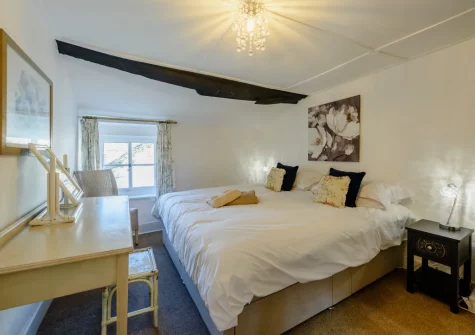 Bedroom #3 at Burrows Farmhouse, Croyde