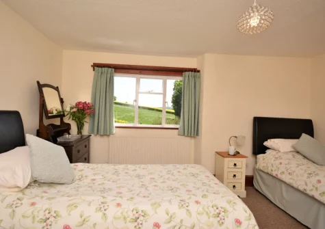 Bedroom #2 at Burscombe Farm, Sidbury