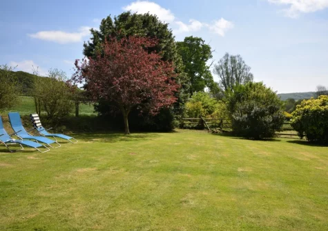 The enclosed garden at Burscombe Farm, Sidbury