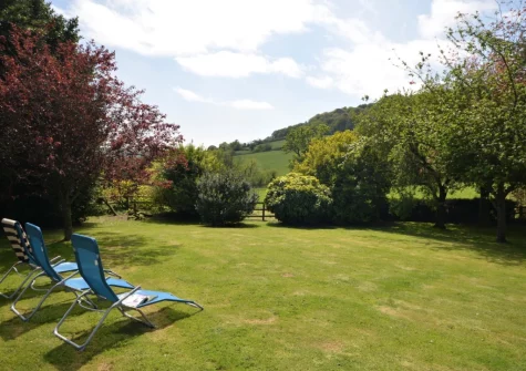 The enclosed garden at Burscombe Farm, Sidbury