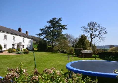 The enclosed garden at Burscombe Farm, Sidbury