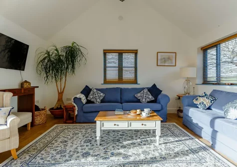 The living area at Butter Barn At Pengelly Farm, Nancegollan