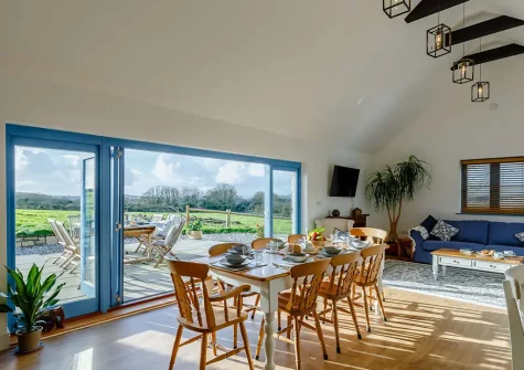 The dining area at Butter Barn At Pengelly Farm, Nancegollan