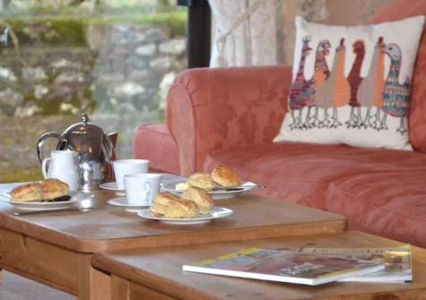 The living room at Buzzard Cottage, Sheldon