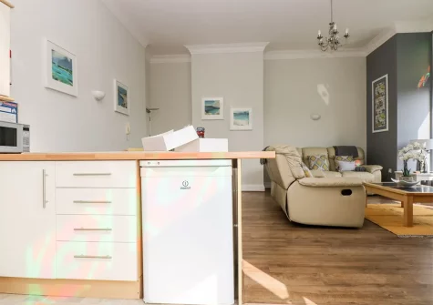 The kitchen at By The Sea, Newquay