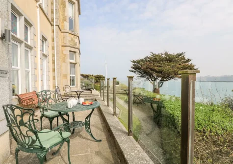 The balcony at By The Sea, Newquay