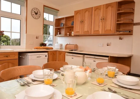 The kitchen at Bybury Cottage, Bideford
