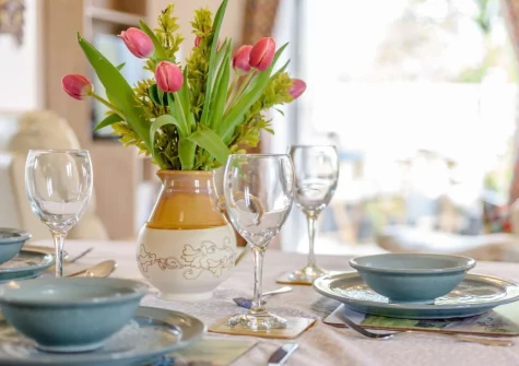 The dining area at Byeways, Ashwater