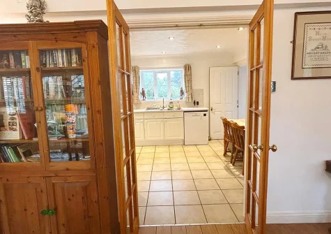 The kitchen at Byre Cottage, Bagbeare, Thornbury