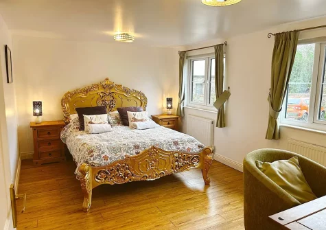 Bedroom #1 at Byre Cottage, Bagbeare, Thornbury