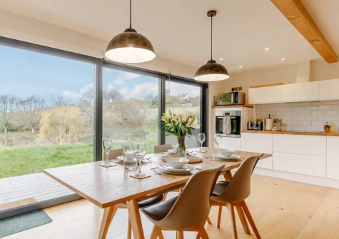 The hot tub at Cabana Lakeside Lodge 4, Whitnage