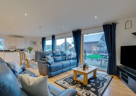 The living area at Calypso, Retallack Resort & Spa, Winnard's Perch