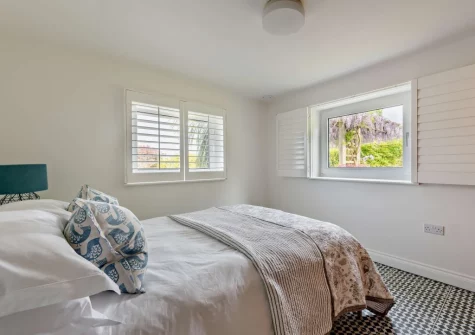 Bedroom #1 at Camellia Cottage In The Tamar Valley, Bere Alston