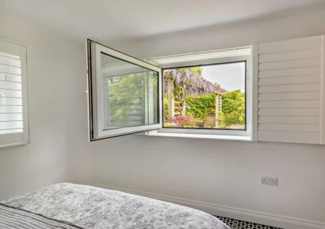 Bedroom #1 at Camellia Cottage In The Tamar Valley, Bere Alston