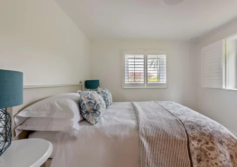 Bedroom #1 at Camellia Cottage In The Tamar Valley, Bere Alston