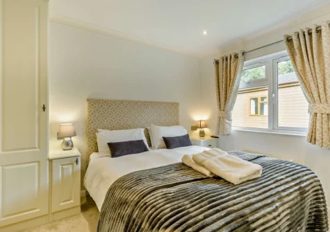 Bedroom #1 at Camellia Lodge, Meldon Lodge Park, Meldon