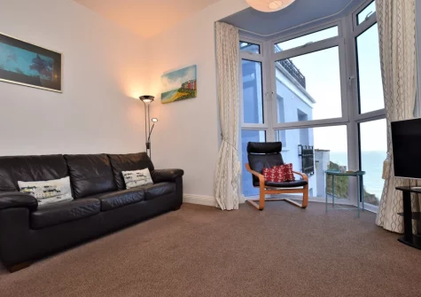The living area at Capstone 4 Sea Spray, Ilfracombe