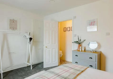 Bedroom #1 at Captains Cottage, Brixham