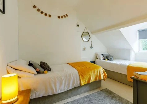 Bedroom #3 at Captains Cottage, Brixham
