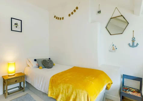 Bedroom #3 at Captains Cottage, Brixham