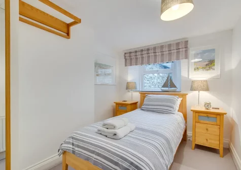 Bedroom #2 at Captains Cottage, Padstow