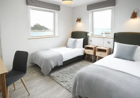 Bedroom #3 at Captains House, Marazion