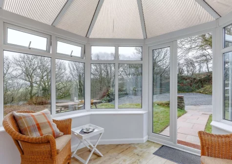 The conservatory at Cardew, Trevalga