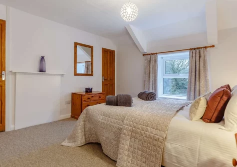 Bedroom #2 at Cardew, Trevalga