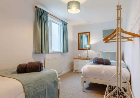 Bedroom #3 at Cardew, Trevalga