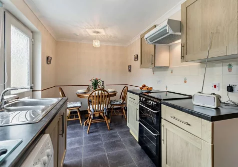 The kitchen & dining area at Carew Villa, St Day