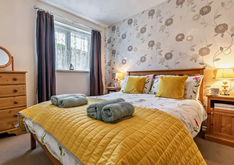 Bedroom #1 at Carew Villa, St Day