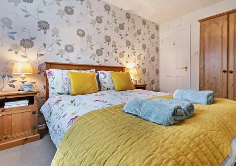 Bedroom #1 at Carew Villa, St Day