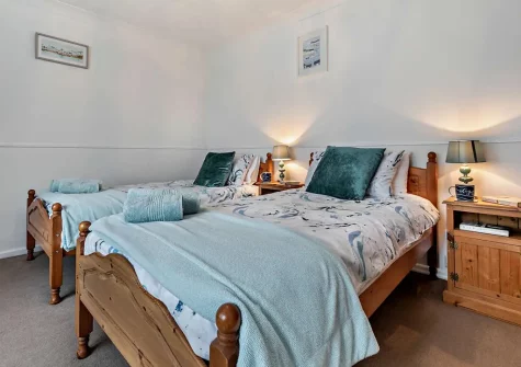 Bedroom #2 at Carew Villa, St Day