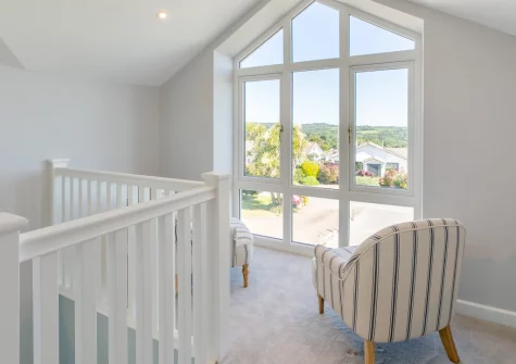 The bedroom at Carlyon Bay Lodge, Carlyon Bay
