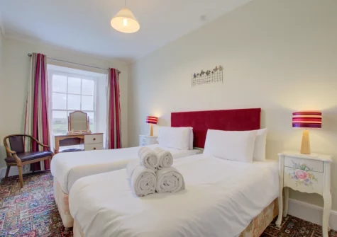 Bedroom #2 at Carnevas Farmhouse, Porthcothan