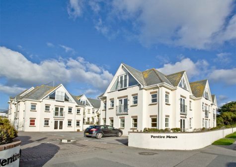 Outside Carvell's Penthouse, Pentire Mews, Newquay