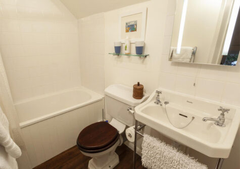 Bedroom #2 en-suite at Cascade Cottage, Exford