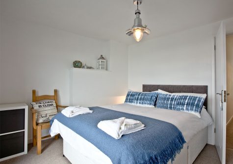 Bedroom #1 at Castaway Cottage, Brixham