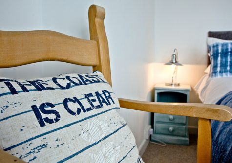 Bedroom #1 at Castaway Cottage, Brixham