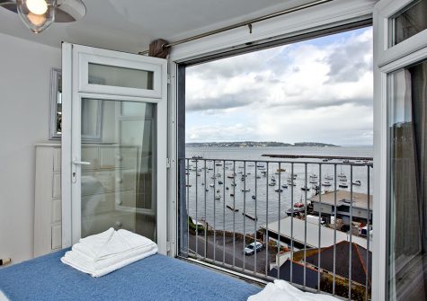 Bedroom #1 at Castaway Cottage, Brixham