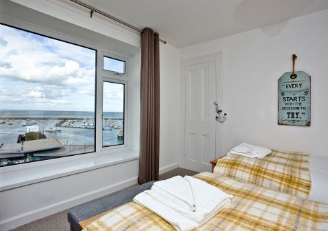 Bedroom #2 at Castaway Cottage, Brixham
