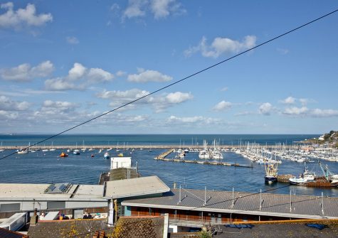 The view from Castaway Cottage, Brixham