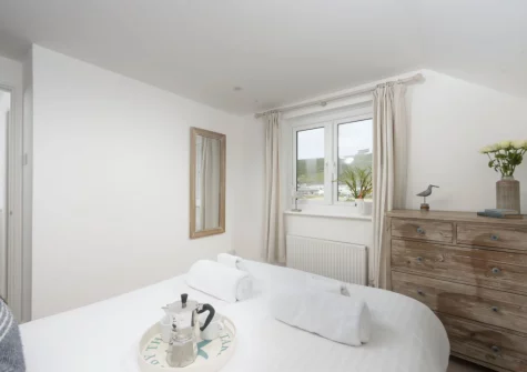 Bedroom #1 at Castaways, Porthtowan