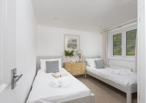 Bedroom #2 at Castaways, Porthtowan