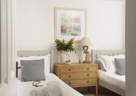 Bedroom #2 at Castaways, Porthtowan
